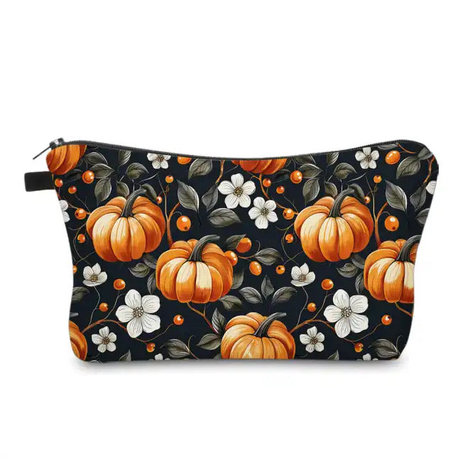 Pouch - Halloween Fall - Pumpkin Black & White