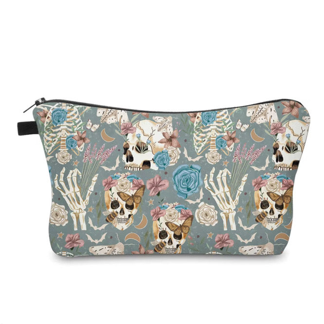 Pouch - Halloween Fall - Skeleton Floral