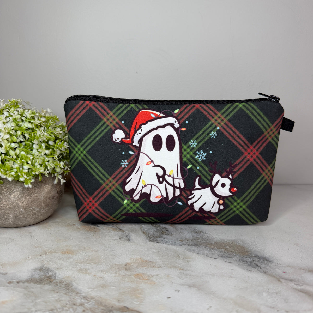 Pouch - Christmas - Ghost Dog