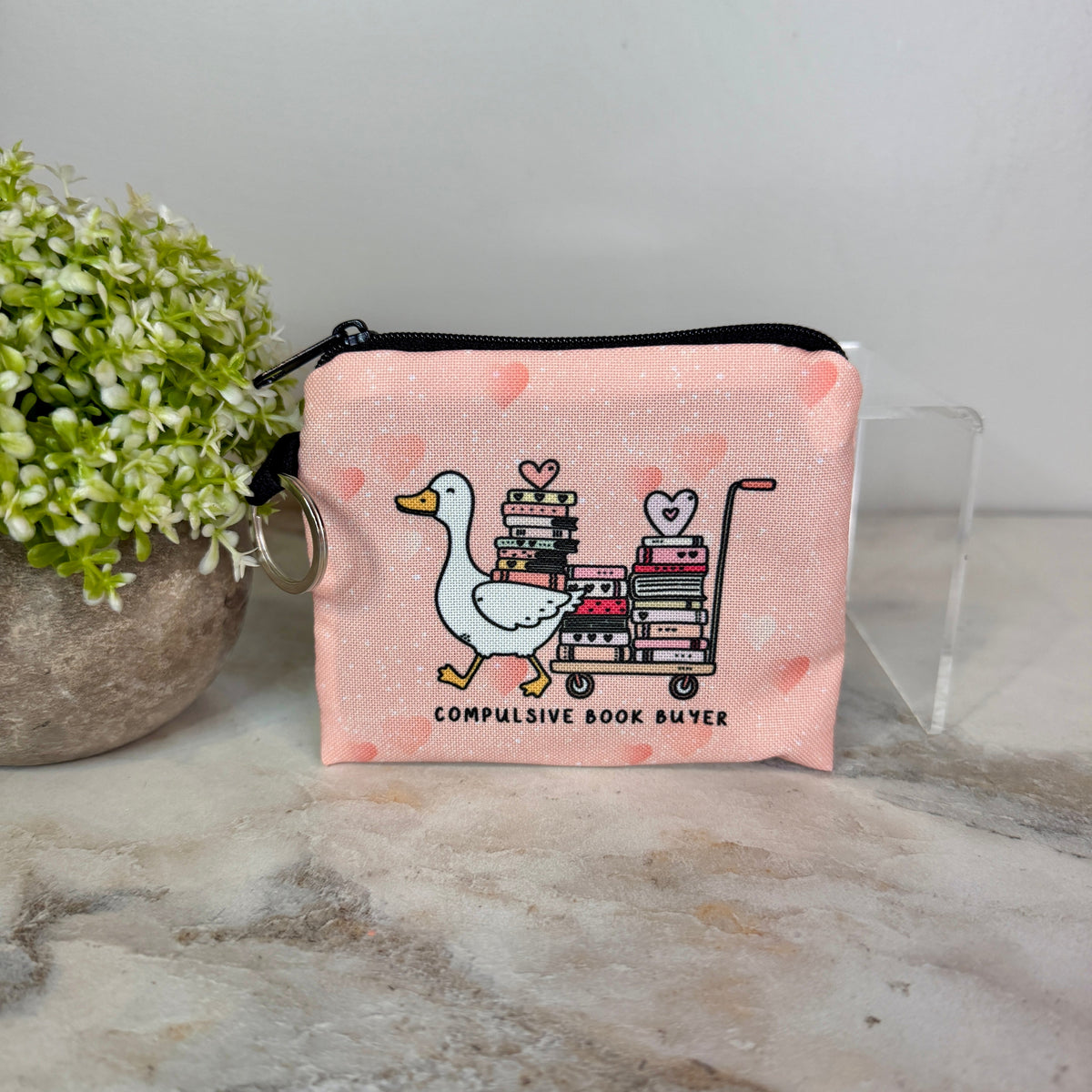 Mini Pouch - Book Compulsive Book Buyer