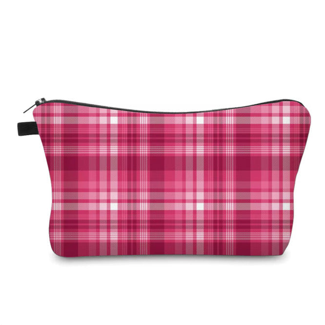 Pouch - Valentine’s Day - Pink Plaid