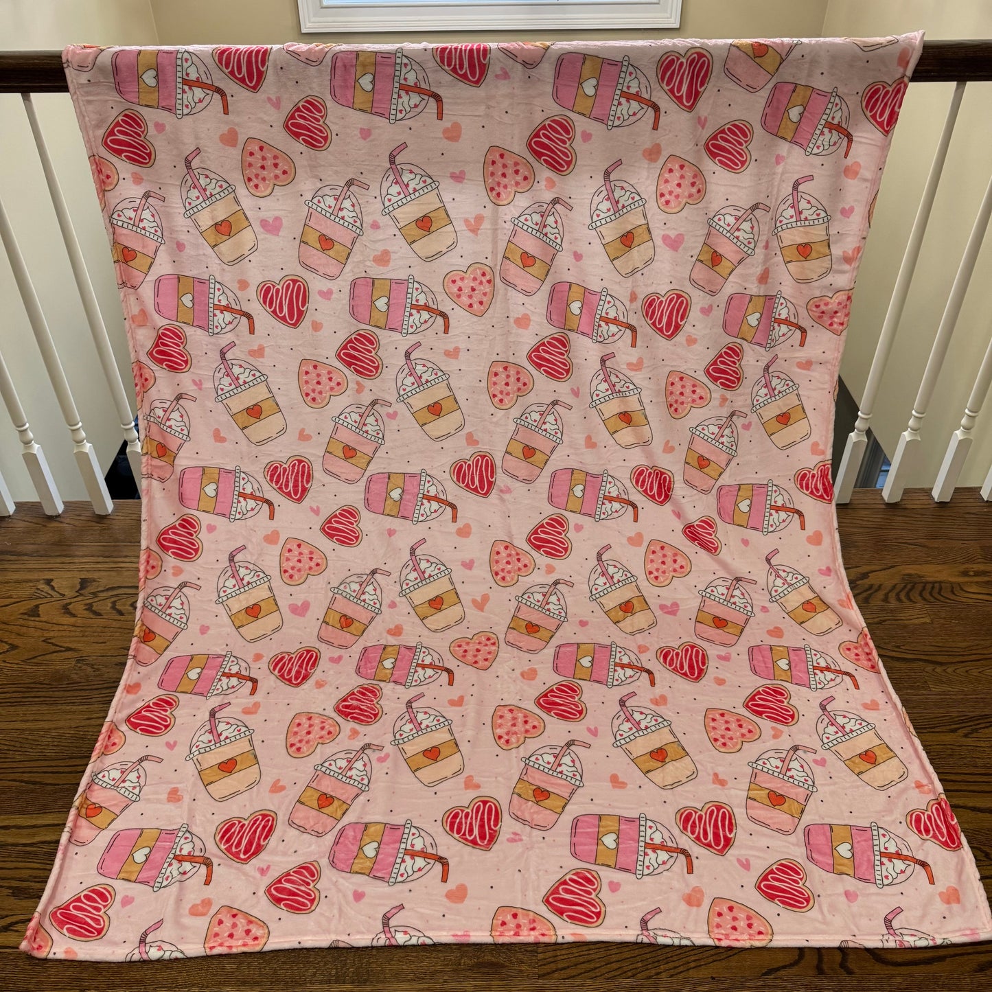 Blanket - Valentine’s Day - Coffee Hearts
