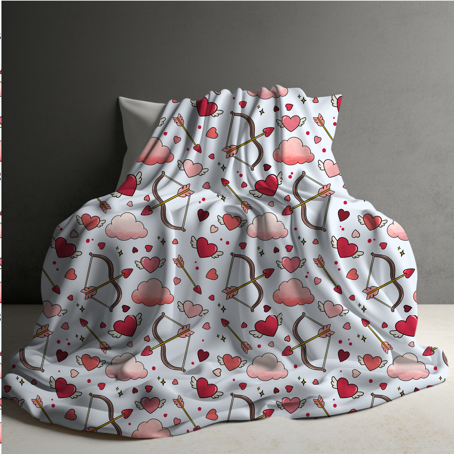 Blanket - Valentine’s Day - Cupid Arrow Cloud
