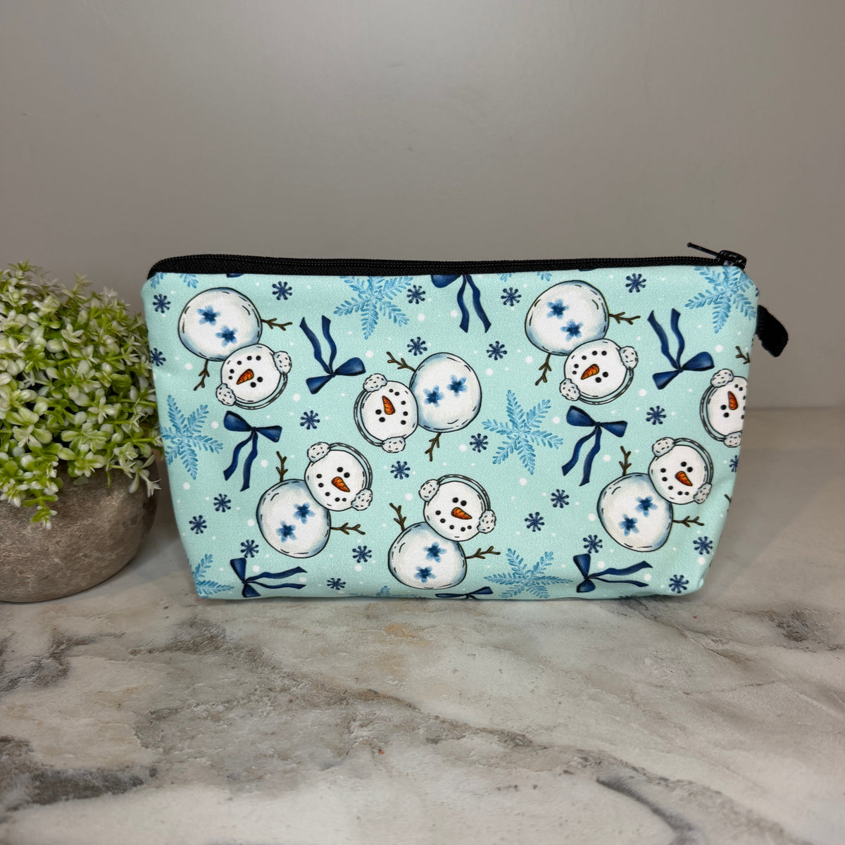 Pouch - Christmas - Snowman Snowflake