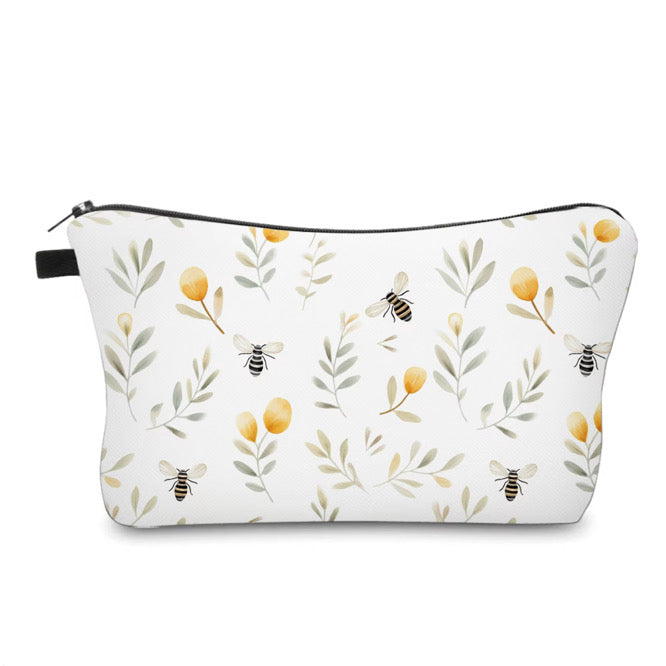Pouch - Bee Floral Leaves