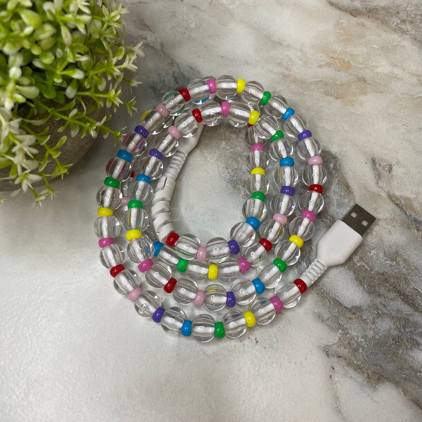 Charging Cord - Beaded #2 - PREORDER 3/14-3/17