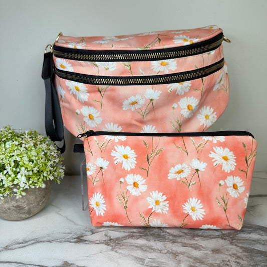 Bundled Set - Roni & Pouch - Daisy Pink
