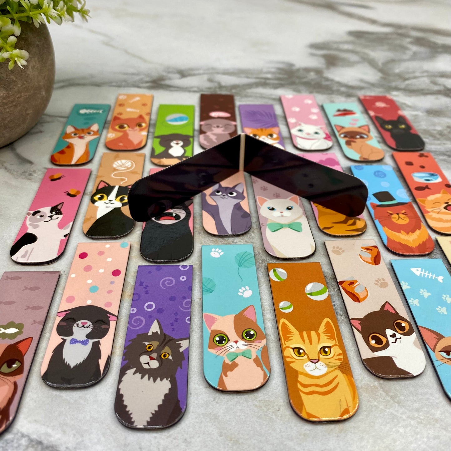 Bookmark - Cartoon Cat Magnetic Mix