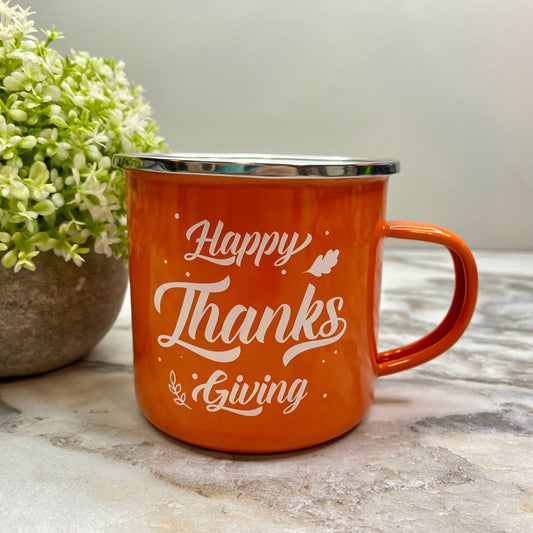 Mug - Fall - Orange Thanksgiving