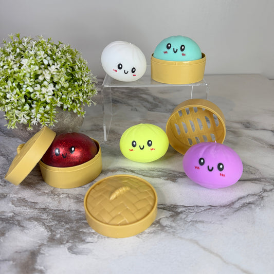 Squishy Toy - Mini Dumpling, Faces