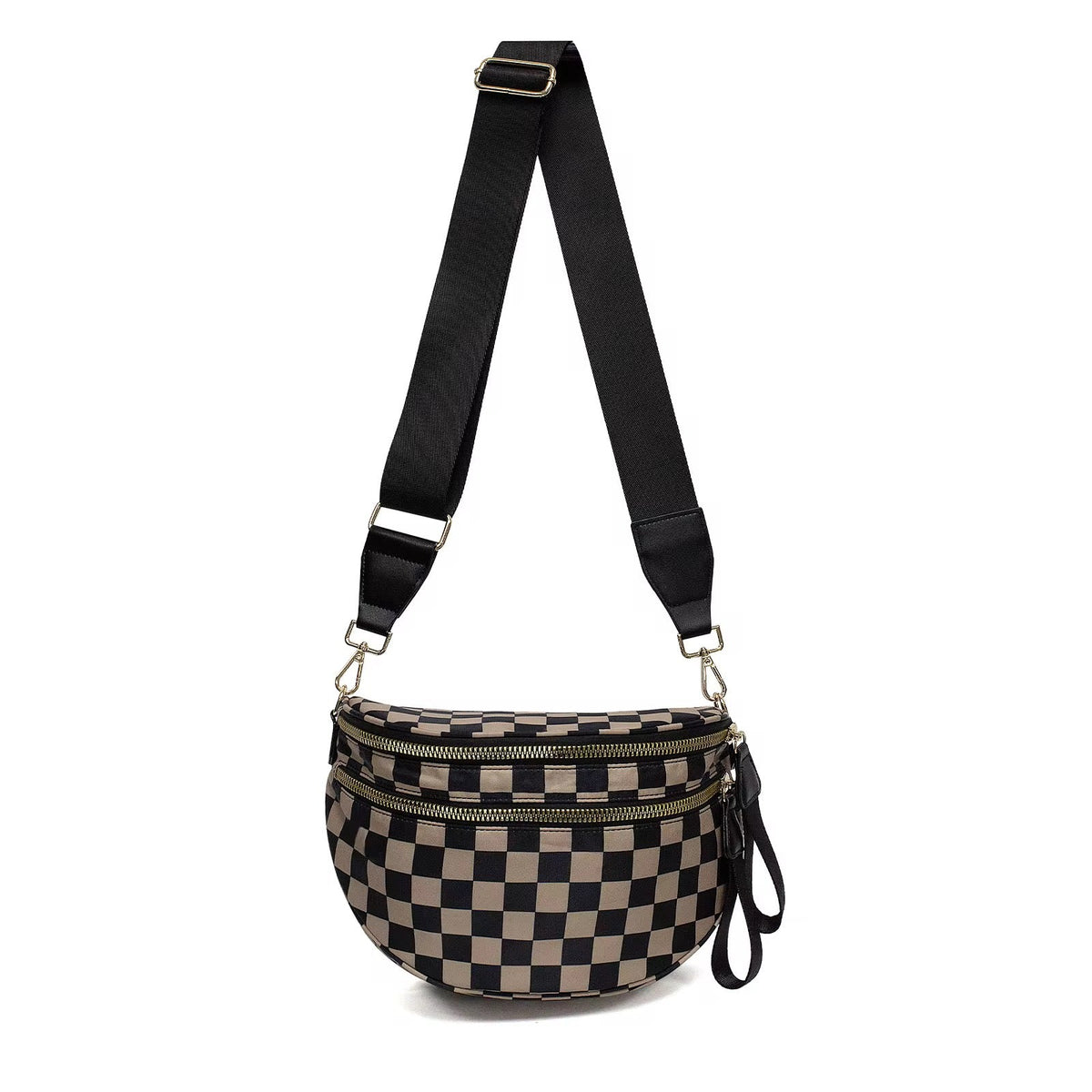 Roni - Checkered- Nylon Crossbody