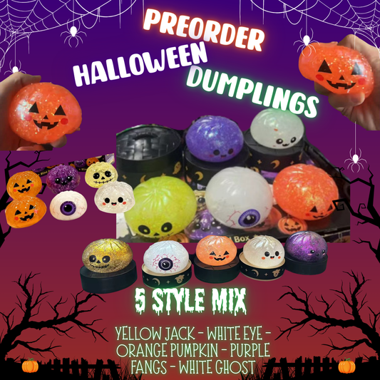 Squishy Toy - Halloween Dumpling, 5 Style - PREORDER