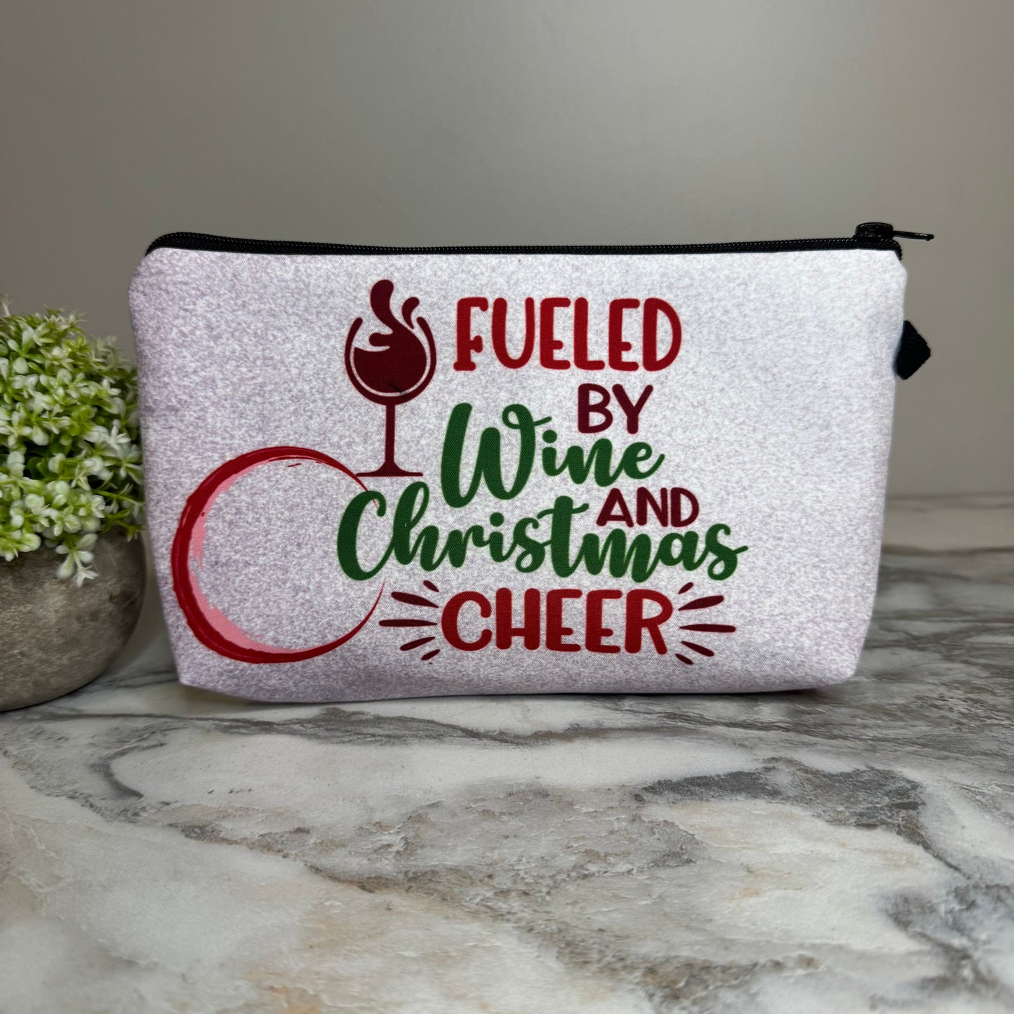 Pouch - Christmas Holiday Fueled By Wine
