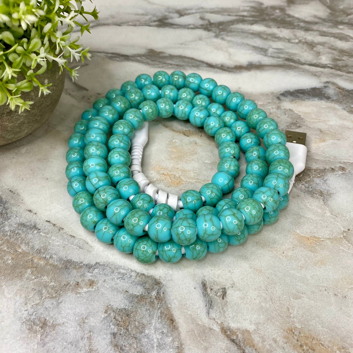 Charging Cord - Beaded #2 - PREORDER 3/14-3/17