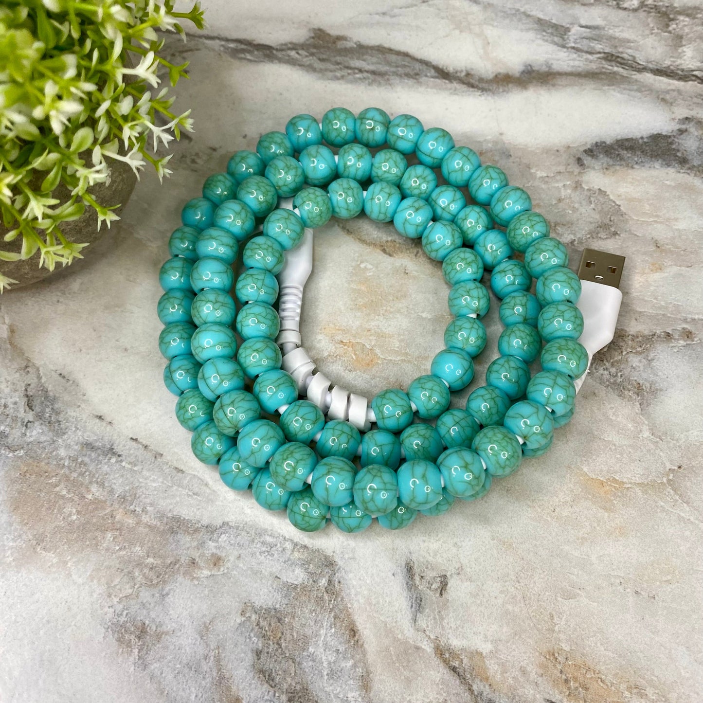 Charging Cord - Beaded #2 - PREORDER 3/14-3/17