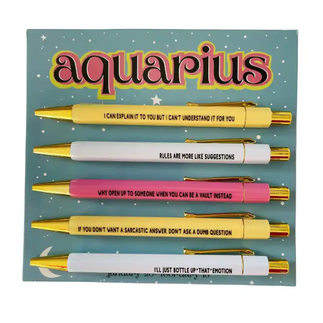 Pen Set - Aquarius