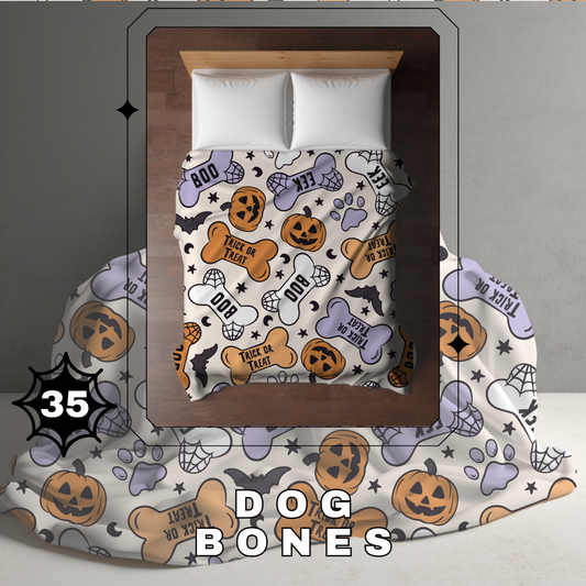 Blanket Halloween #35 - Dog Bones - PREORDER ends 7/25