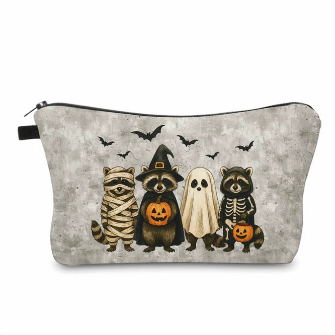 Pouch - Halloween Fall -  Raccoons