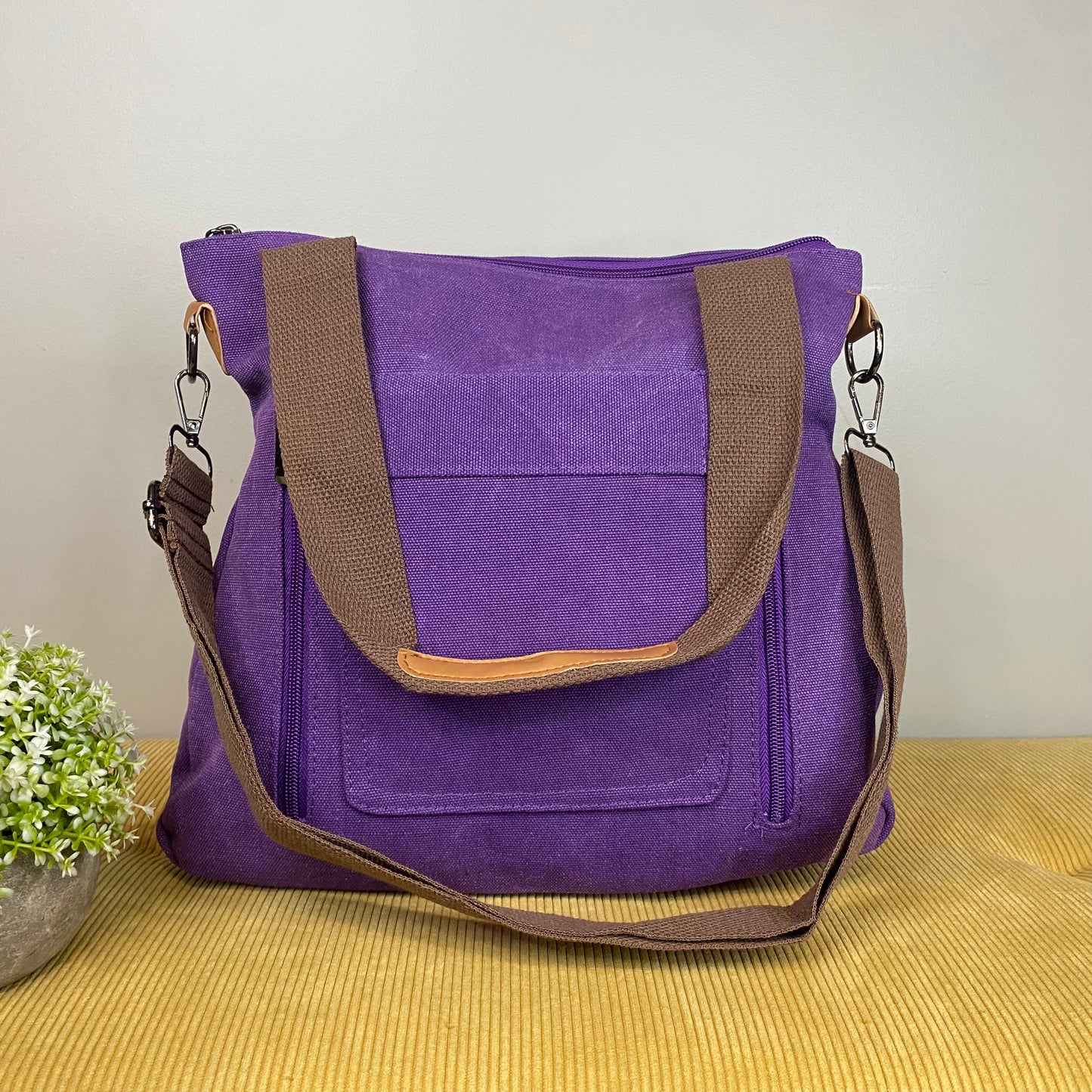 Caitlin - Canvas Satchel - PREORDER 3/11-3/14