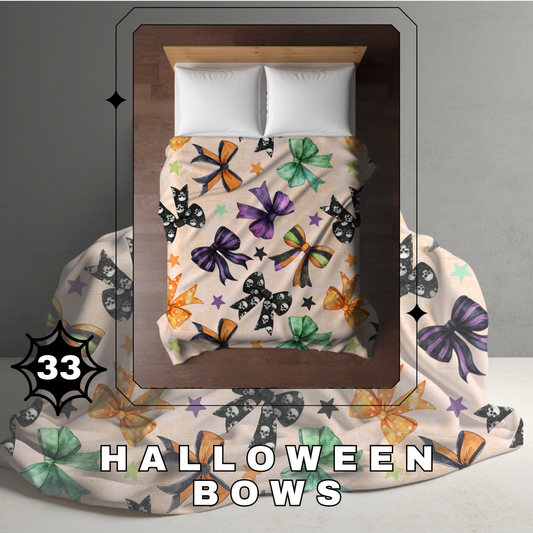 Blanket Halloween #33 - Halloween Bows - PREORDER ends 7/25