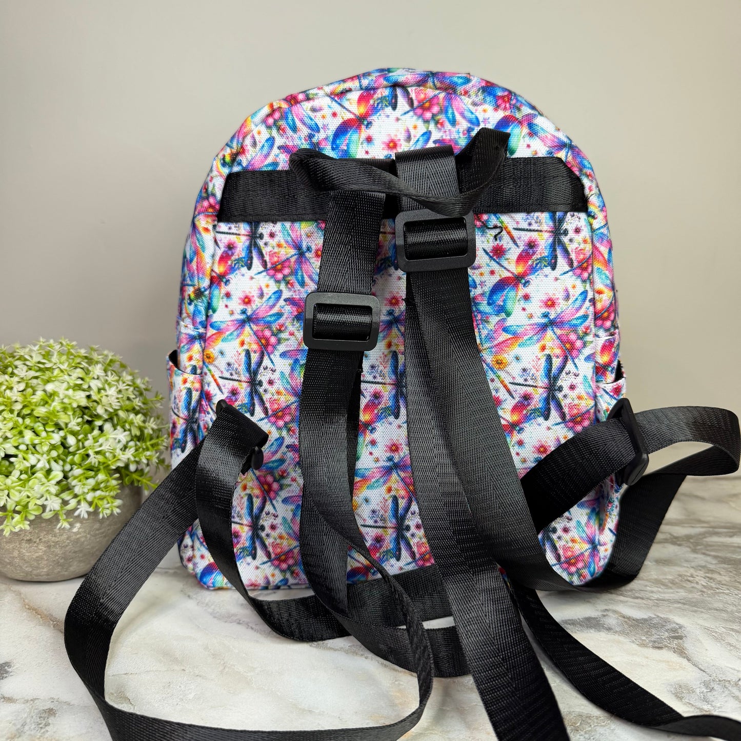 Mini Backpack - Rainbow Dragonfly