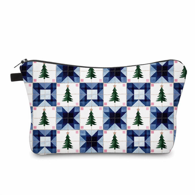 Pouch - Christmas - Quilted Trees