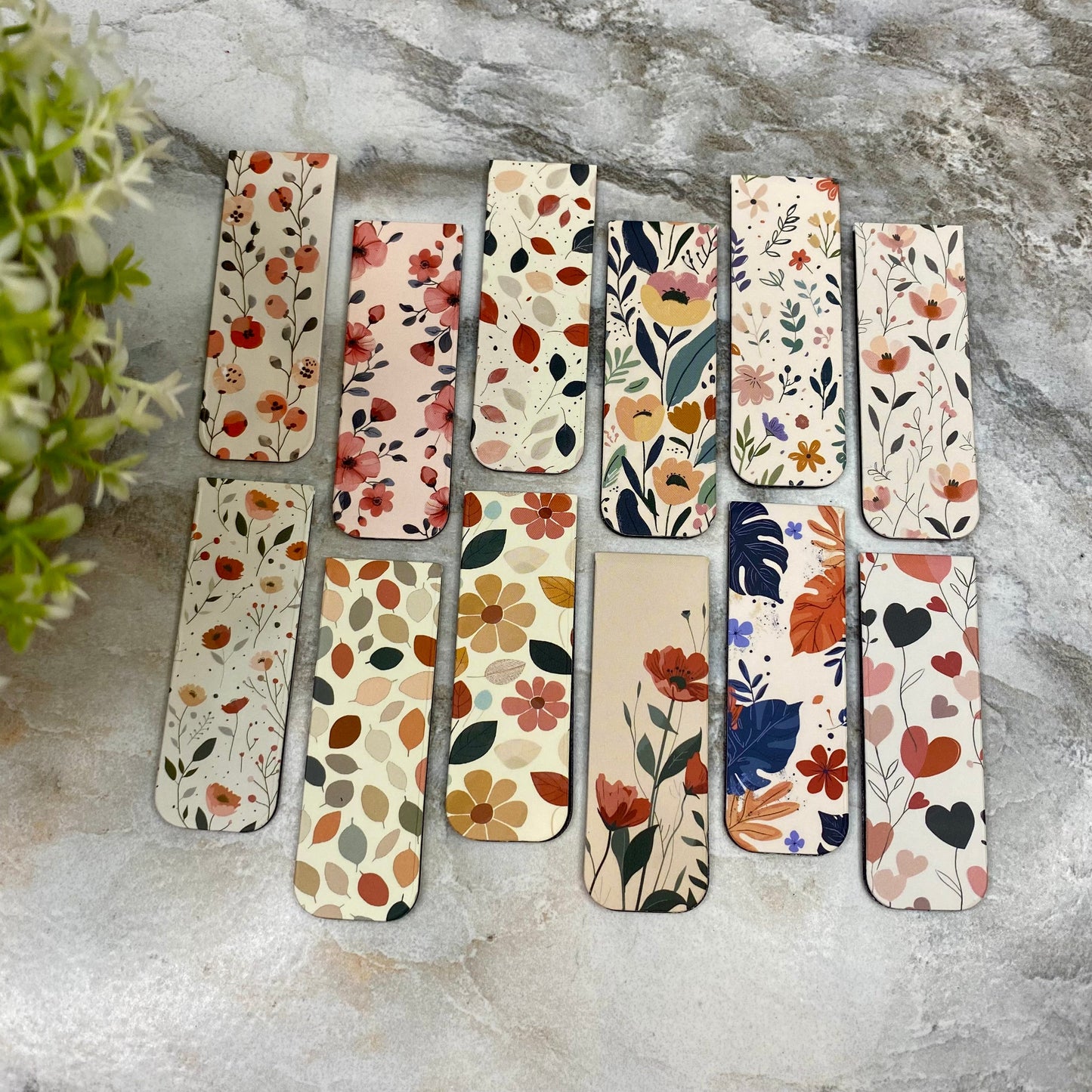 Bookmark - Floral Magnetic Mix