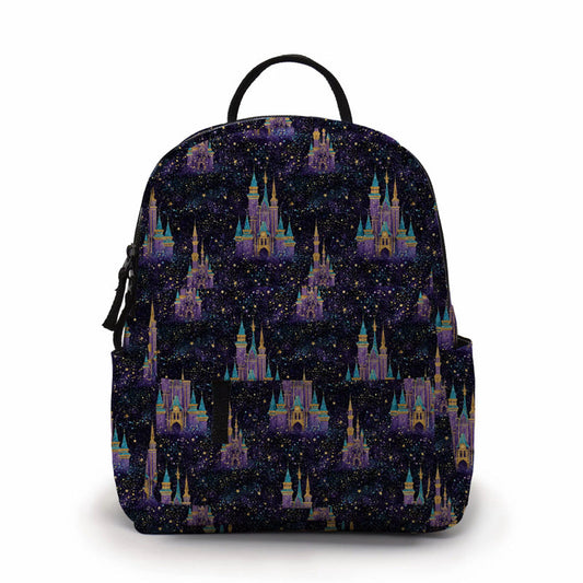 Mini Backpack - Purple Galaxy Castle