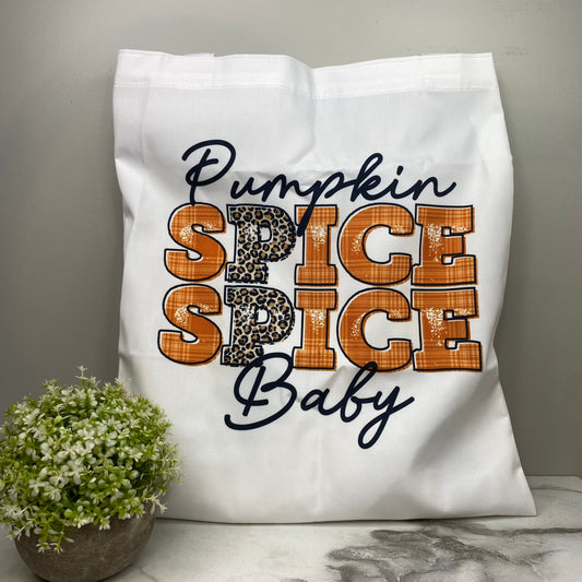 Tote Bag - Pumpkin Spice Plaid