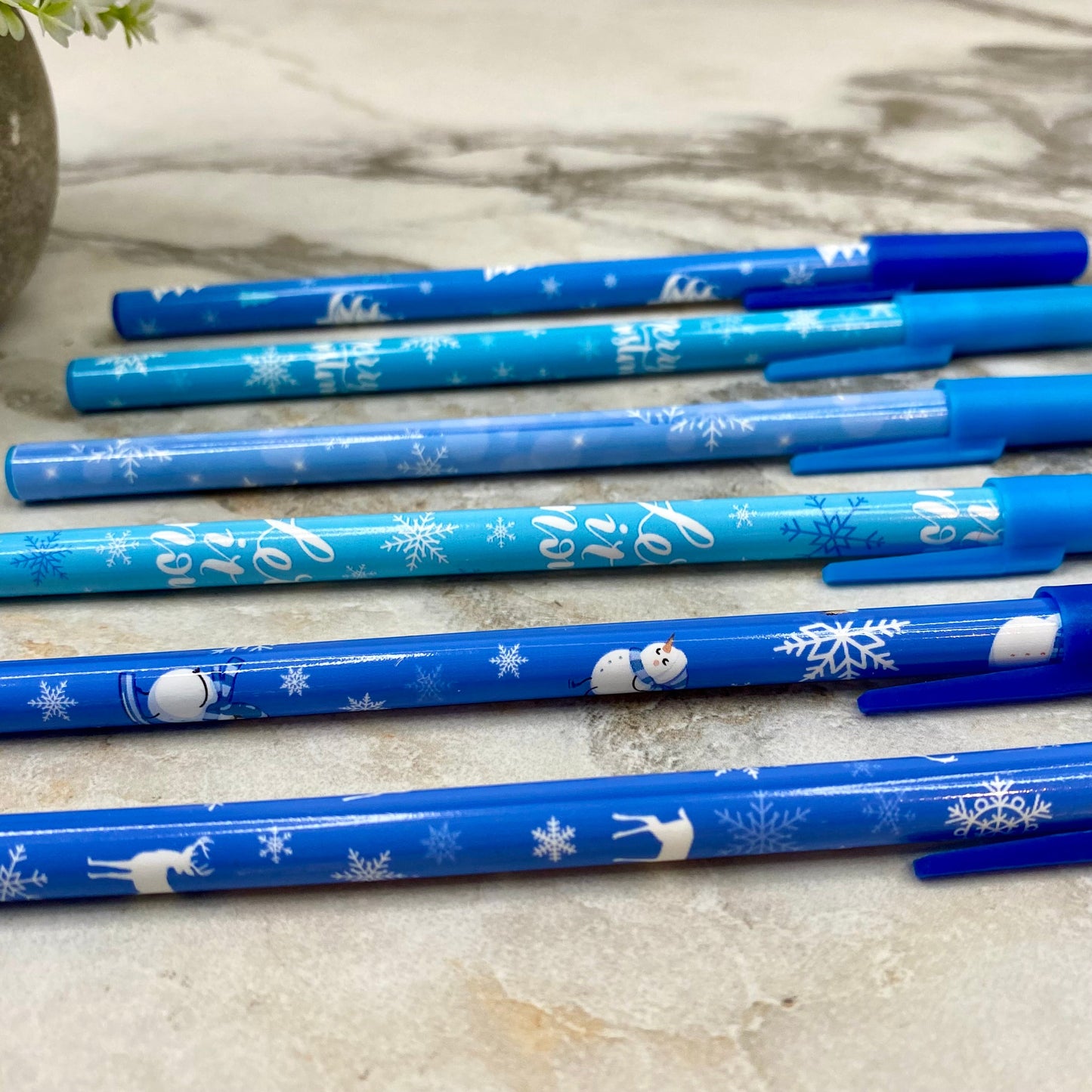 Pen - Blue Winter Christmas