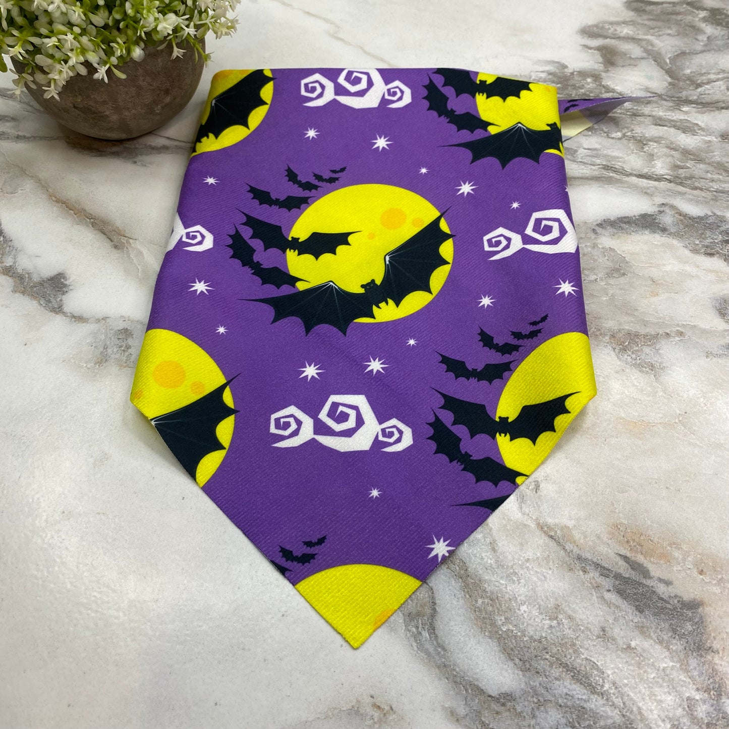 Dog Bandana - Halloween - Bat Moon Stars