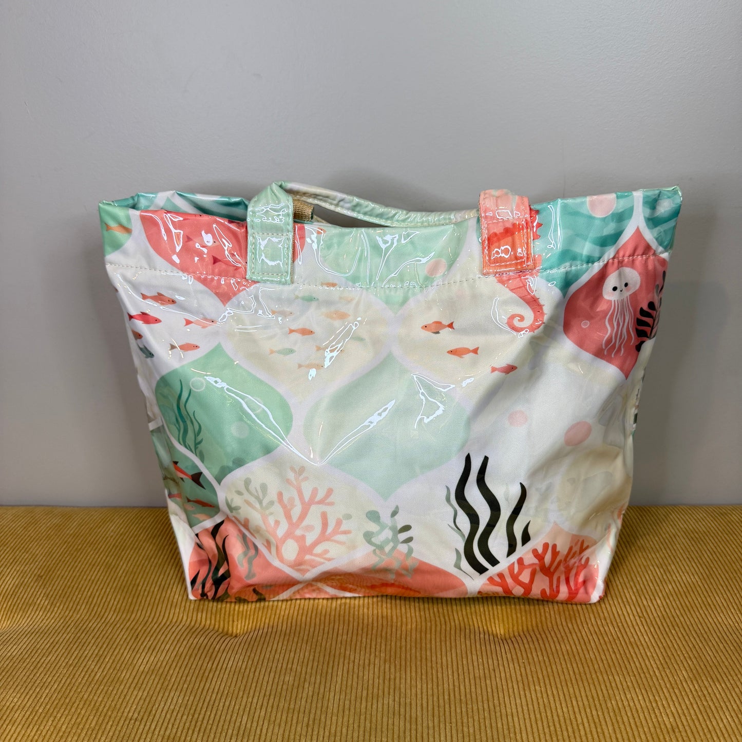 April Vinyl Tote Bag - Under The Sea