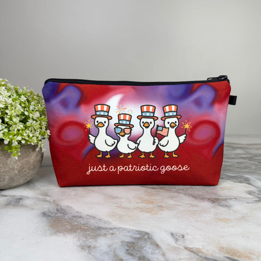 Pouch - America, Patriotic Goose