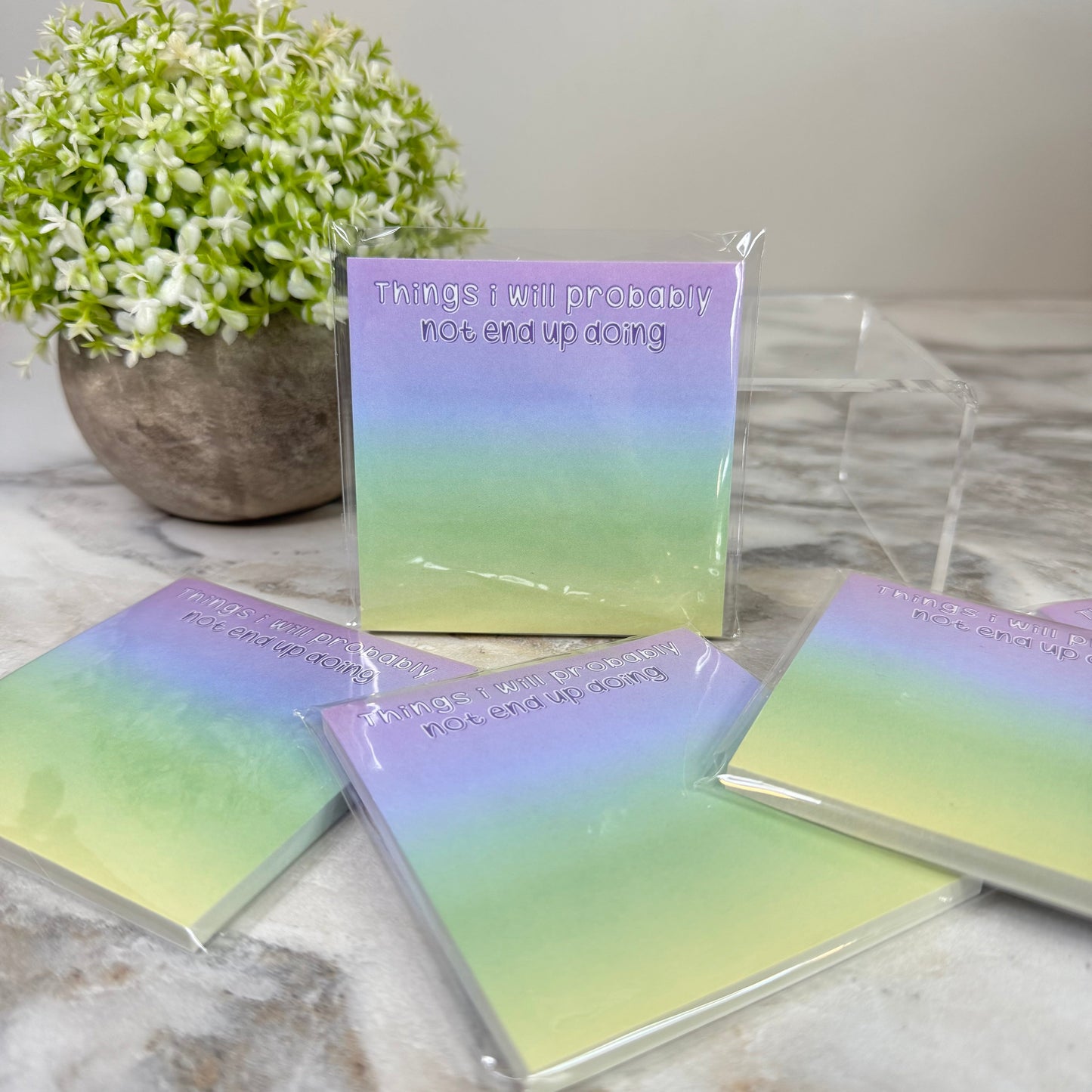 The Sticky Note Collection - Things I Will Probably Not End Up Doing