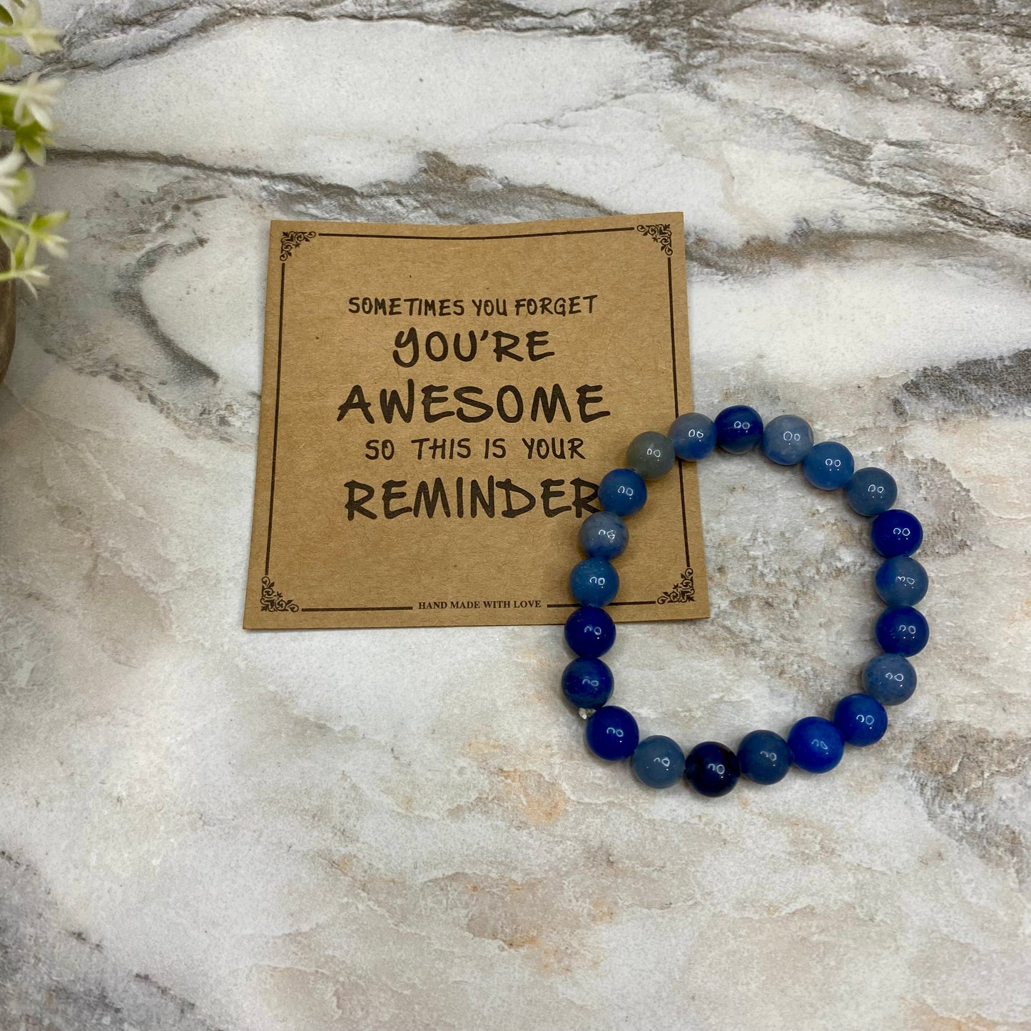 Bracelet - Marble Bead Reminder