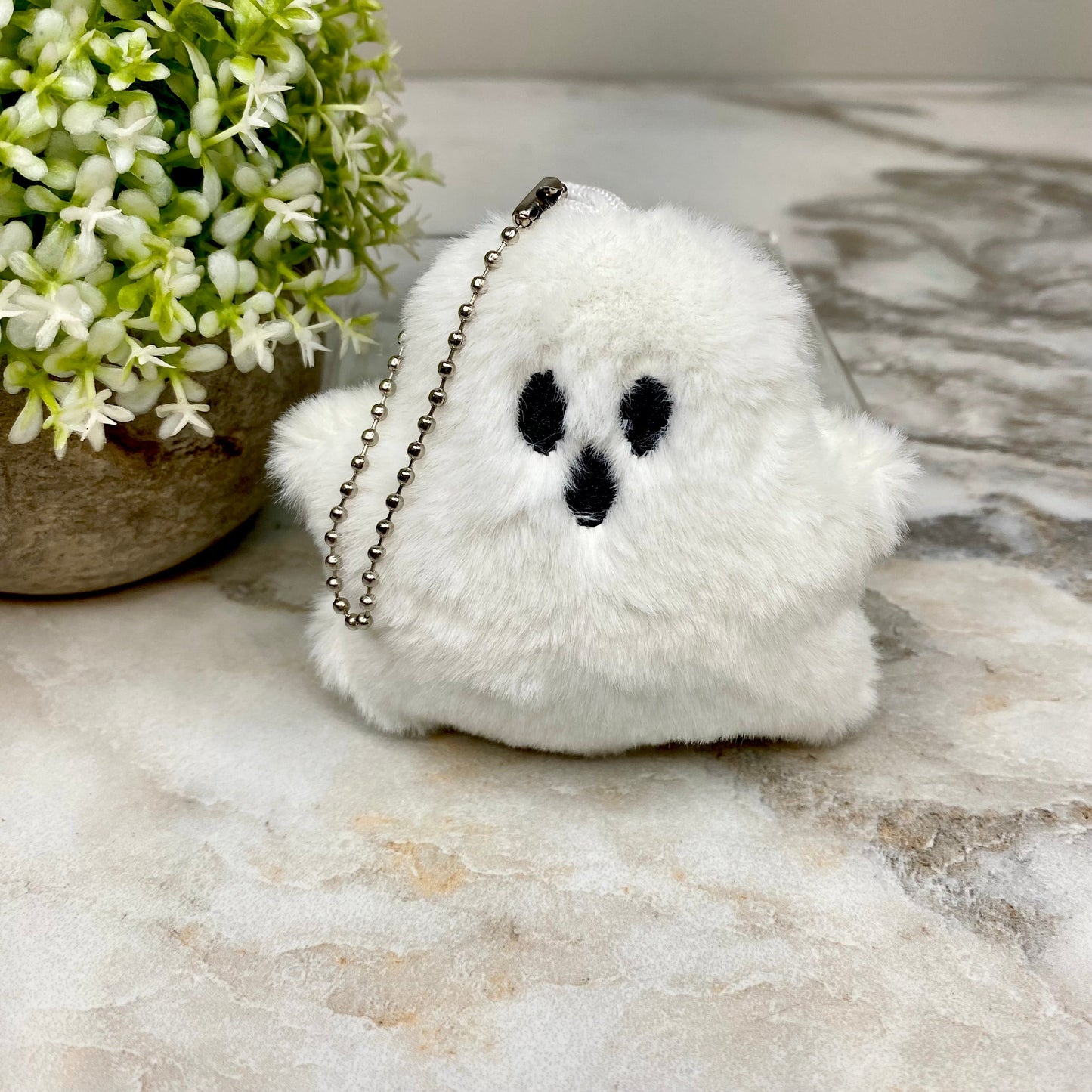 Keychain Toy - Plush Ghost