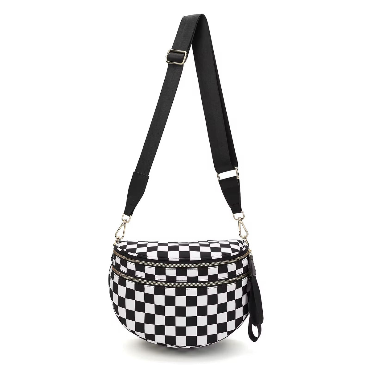 Roni - Checkered- Nylon Crossbody