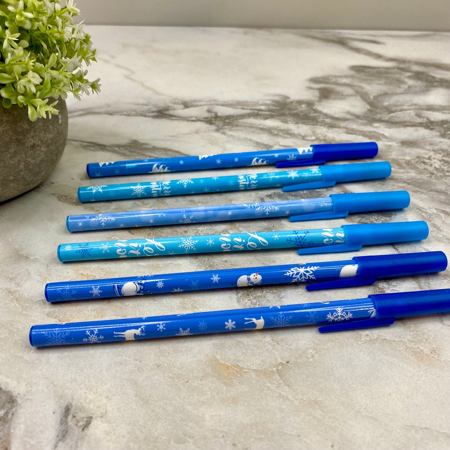 Pen - Blue Winter Christmas