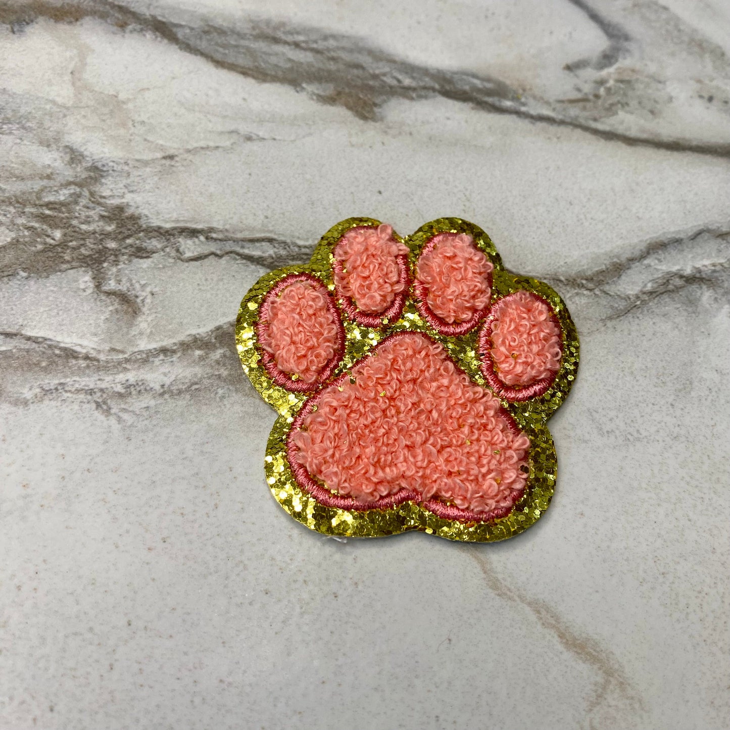 Chenille Patches - Paw Print