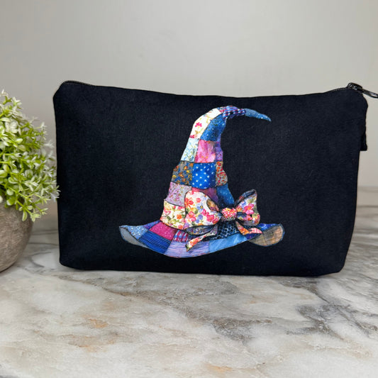 Pouch - Halloween Fall - Quilt Witch Hat
