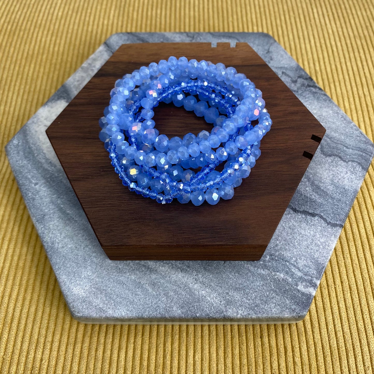 Bracelet Pack - Ice Blue Bead