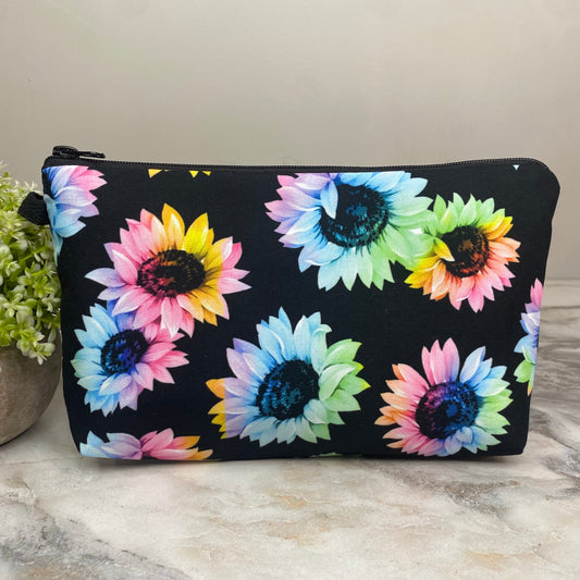 Pouch - Rainbow Sunflower