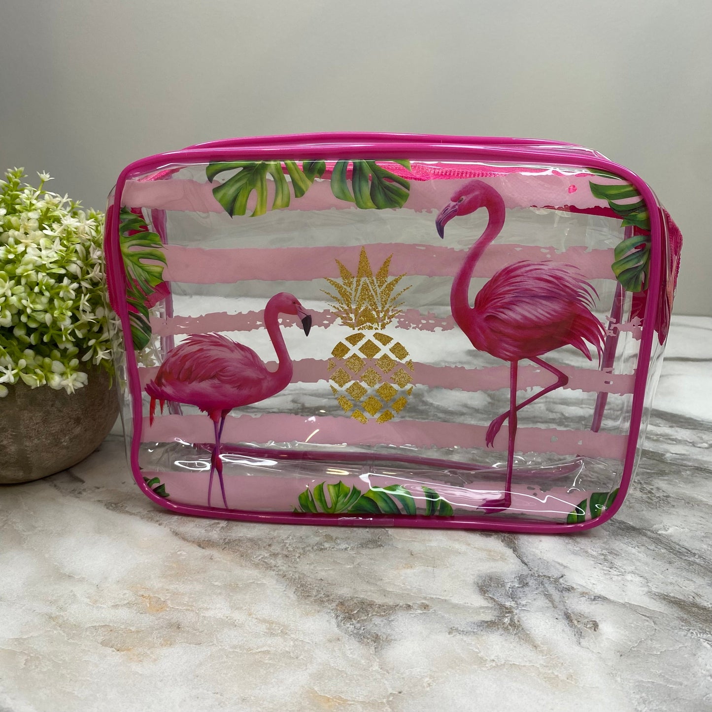 Clear Pouch - Flamingo - #2