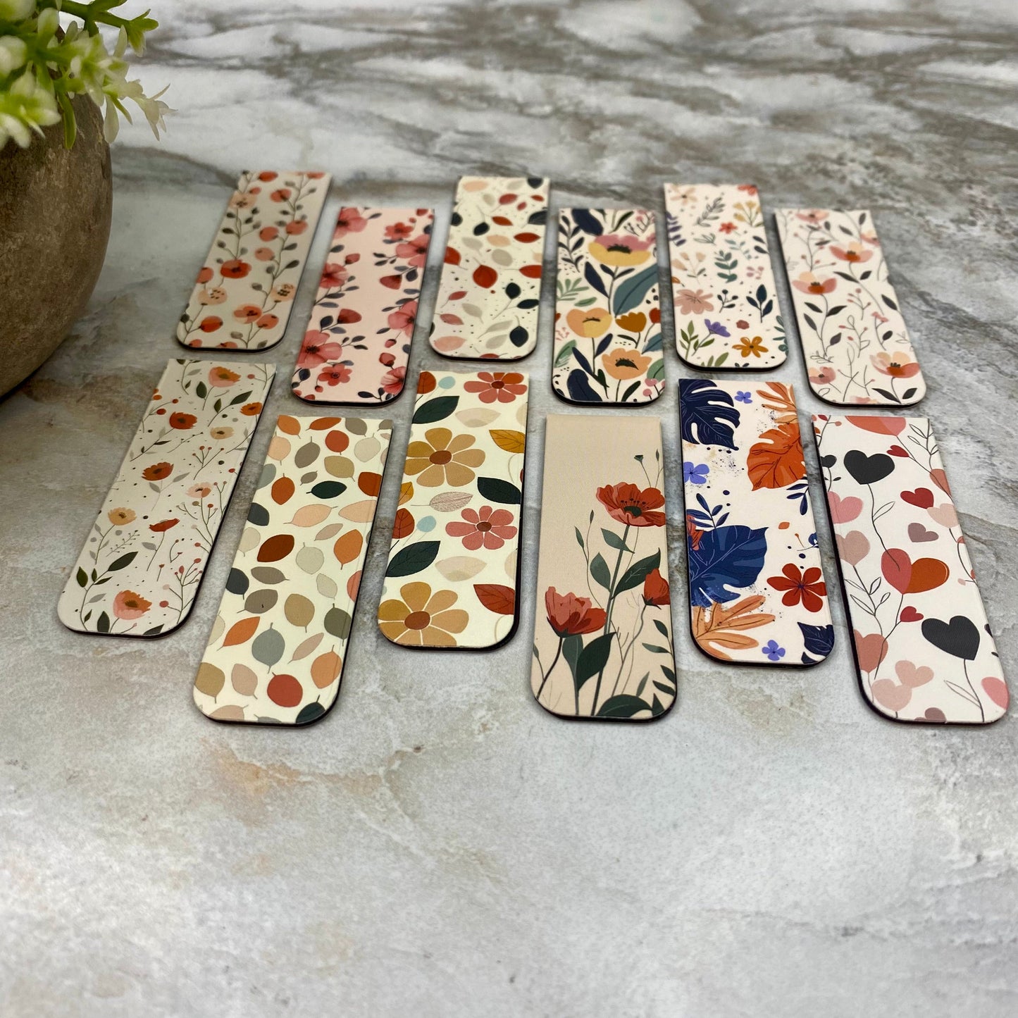 Bookmark - Floral Magnetic Mix