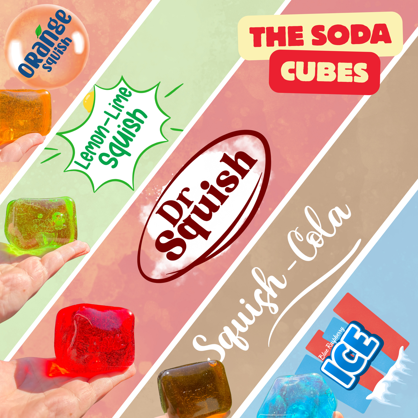Squishy Toy - Soda Cube - Squish-Cola