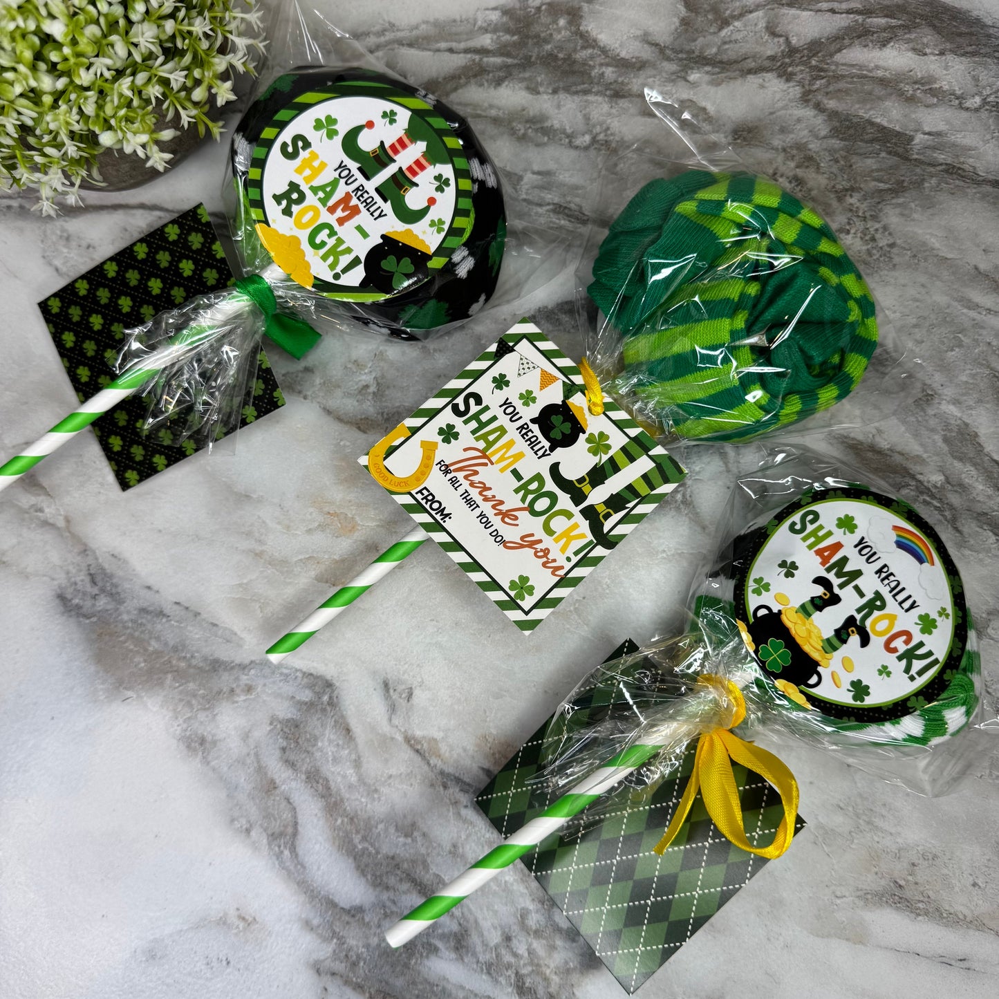 Socks - St. Patrick’s Day Lollipops