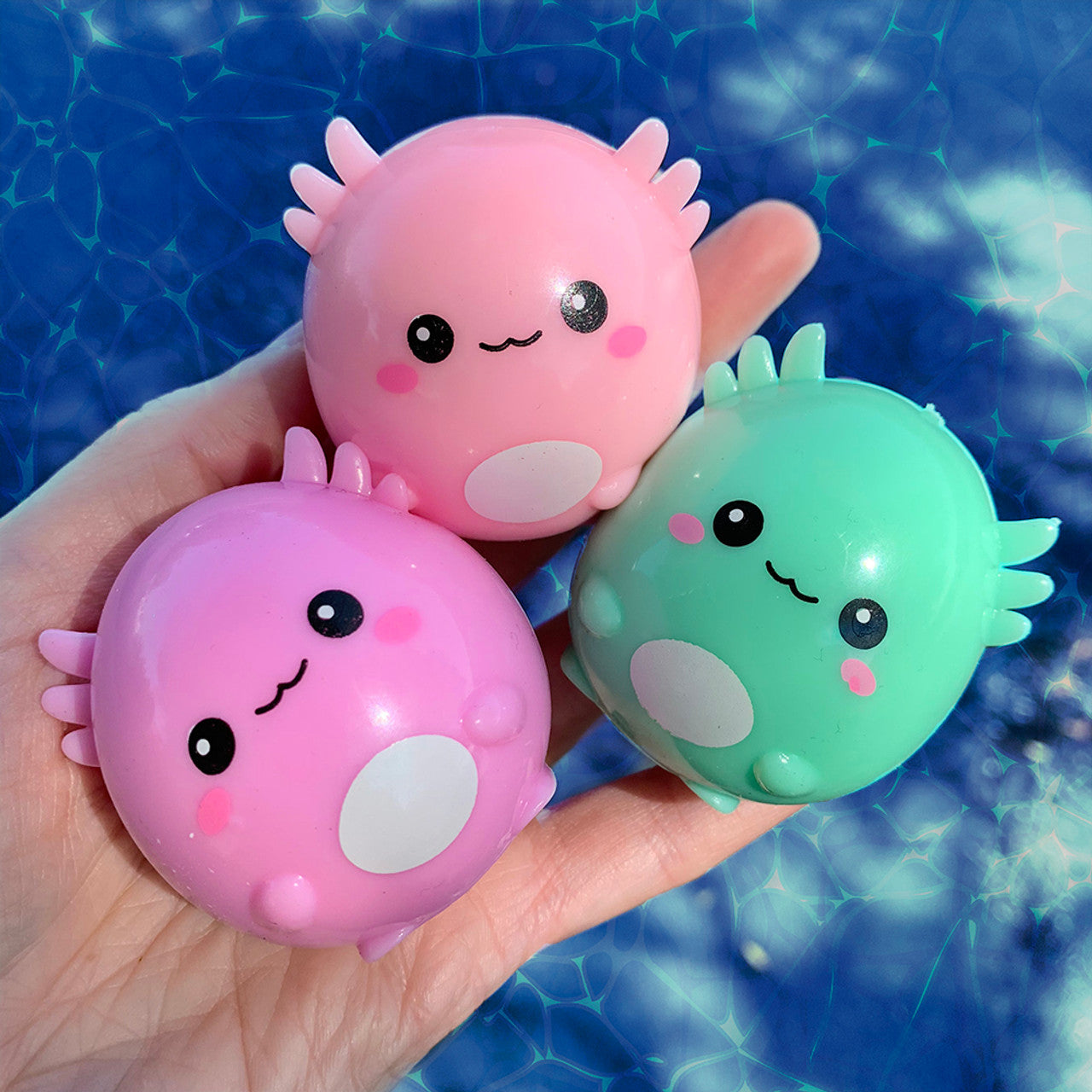 Sticky Bubble Blobbies Toy - Axolotls