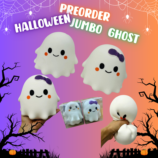 Squishy Toy - Halloween Jumbo Ghost - PREORDER