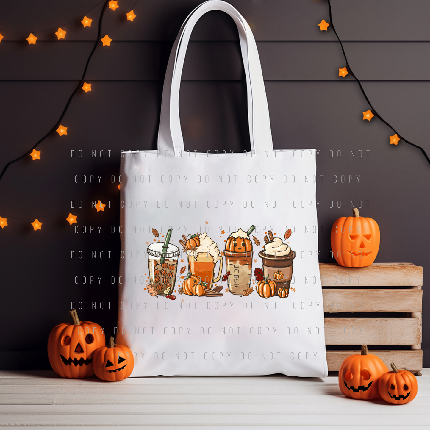 Tote Bag - Pumpkin Coffee