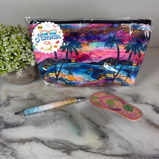 Bundled Set - Marble Summer Palm Tree
